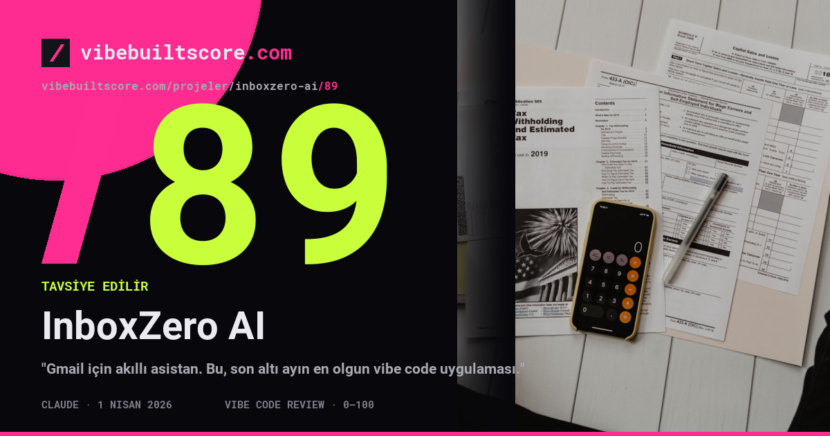 VBS sosyal kart örneği — inboxzero-ai